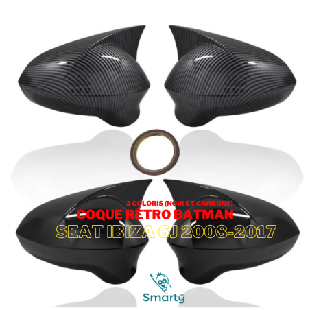 Coque rétro batman Seat Ibiza 6j Carbone