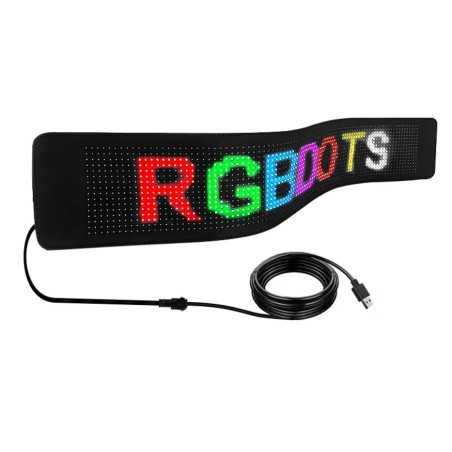 39x10cm - Panneau Led flexible message défilant