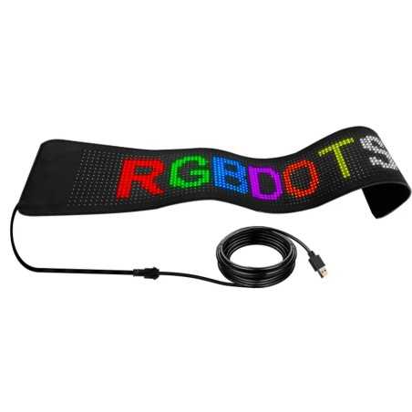 19x9cm - Panneau Led flexible message défilant