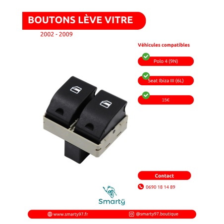 Bouton Lève-vitre Vw/Seat