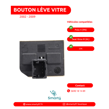 Bouton Lève-vitre Vw/Seat