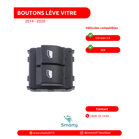 Boutons Lève-vitre Citroen C4