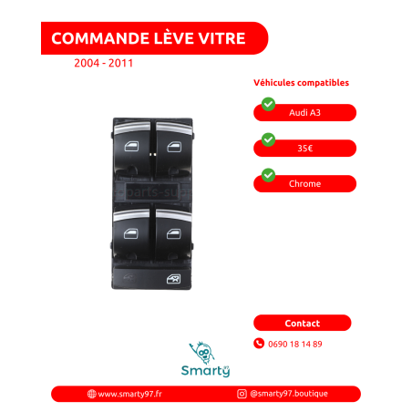 Commande Lève-vitre Audi A3