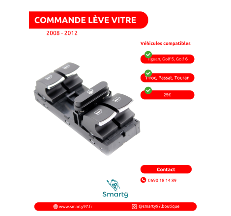 Commande lève-vitres Vw...