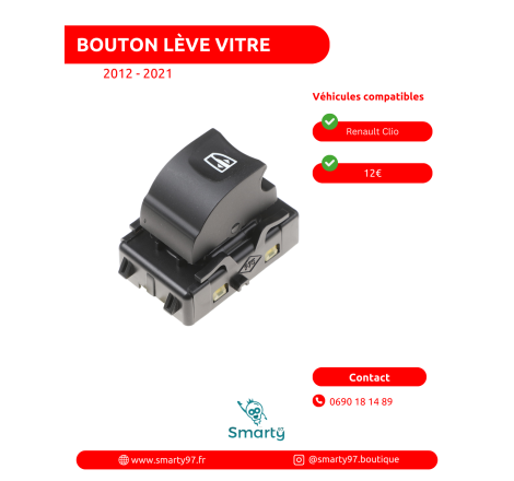 Bouton lève-vitre Renault Clio