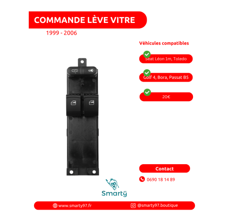 Commande lève-vitres Seat...