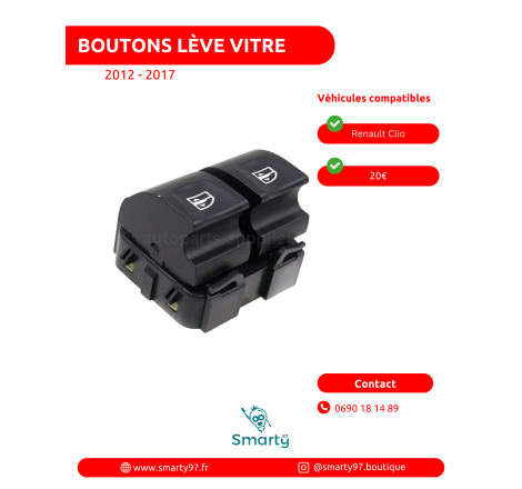 Bouton lève-vitres Renault...