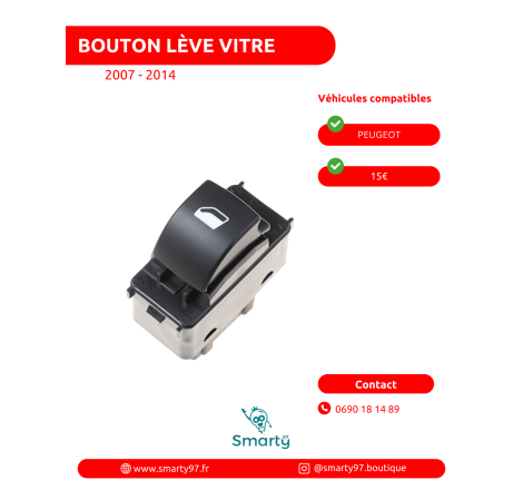 Bouton lève-vitre Peugeot...