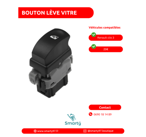 Bouton lève-vitre Renault...