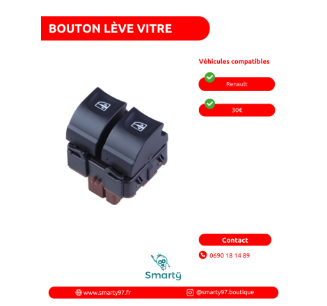 Bouton lève-vitre Renault