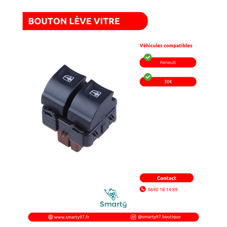 Bouton lève-vitre Renault