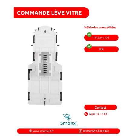 Commande lève-vitre Peugeot 308