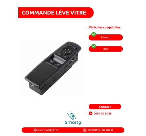 Commande lève-vitre Renault