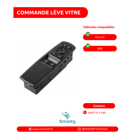 Commande lève-vitre Renault