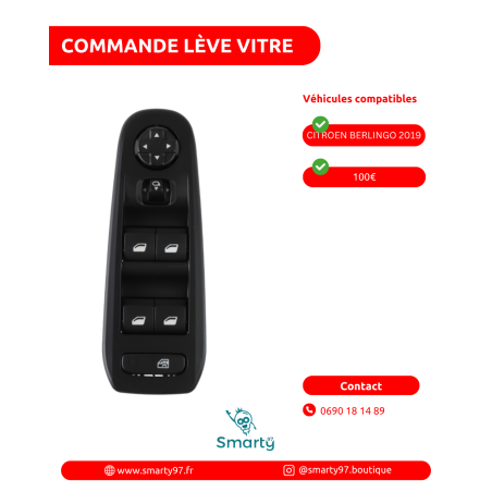 Commande lève-vitre Peugeot Berlingo 2019