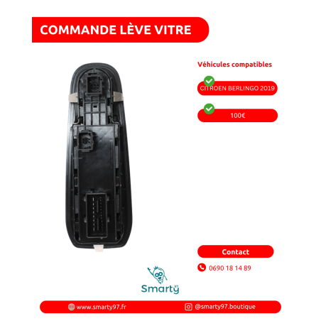 Commande lève-vitre Peugeot Berlingo 2019