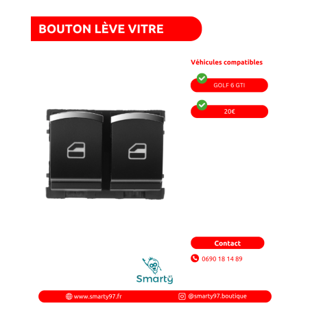 Bouton lève-vitre Golf 6 GTI