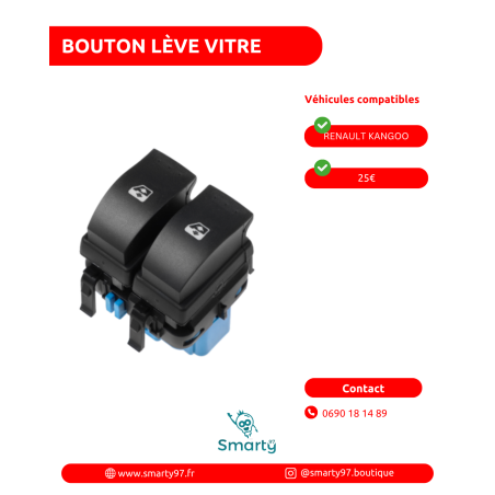 Bouton lève-vitre Renault Kangoo