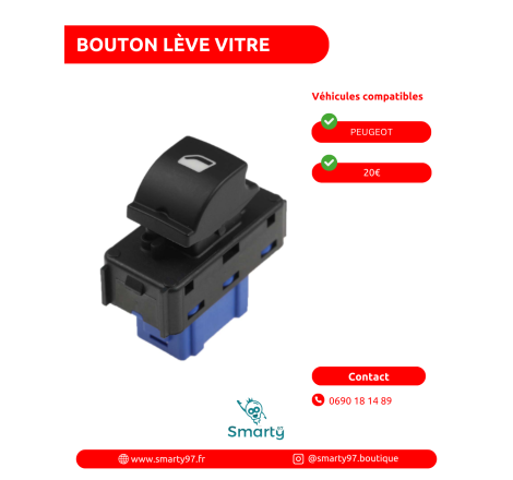 Bouton lève-vitre Peugeot...