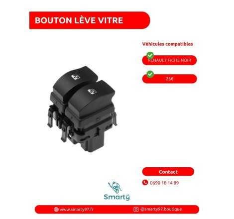 Bouton Lève-vitre Renault...