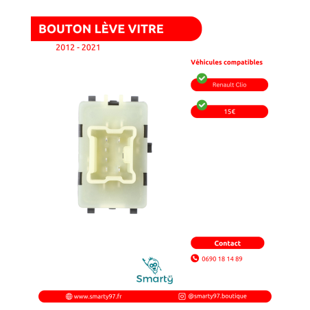 Bouton lève-vitre Renault Clio