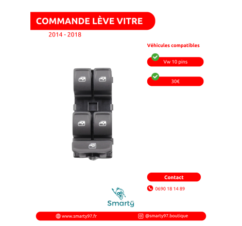 Commande lève-vitre Vw (8...