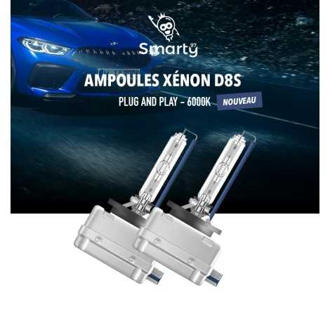 AMPOULES XÉNON D8S 8000K...