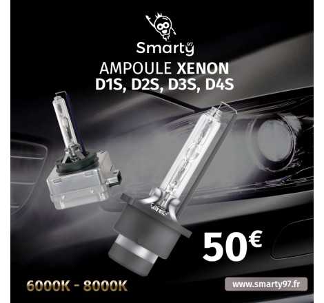 AMPOULES XENON D1S 6000K...