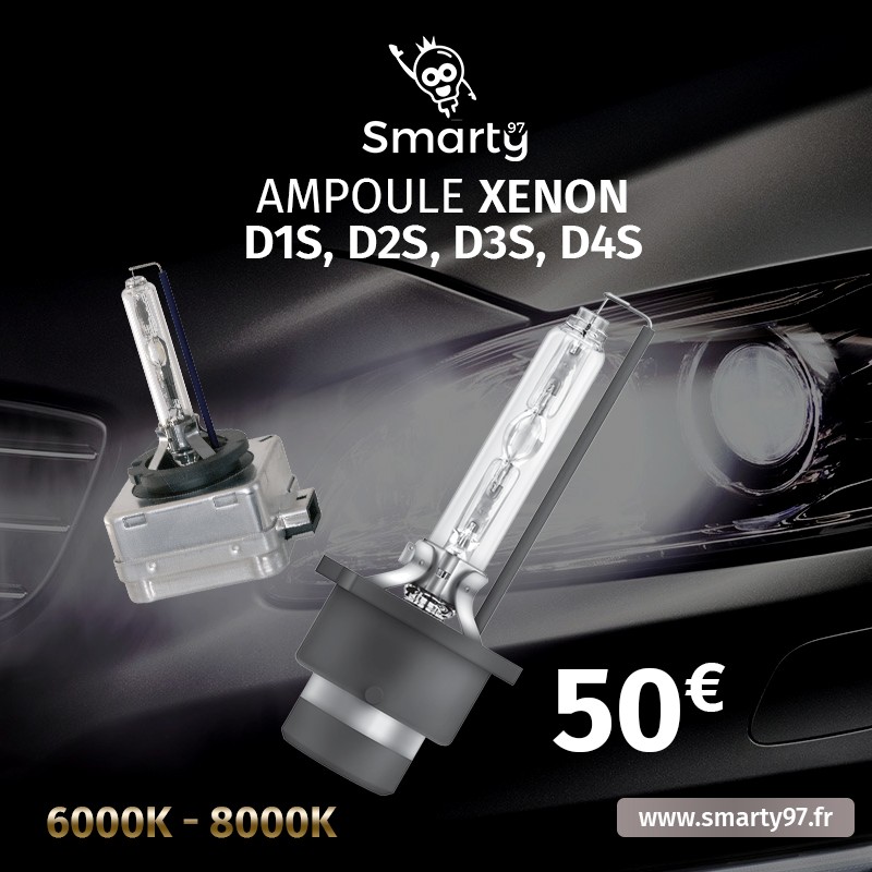 AMPOULES XENON D3S 6000K 35W x2