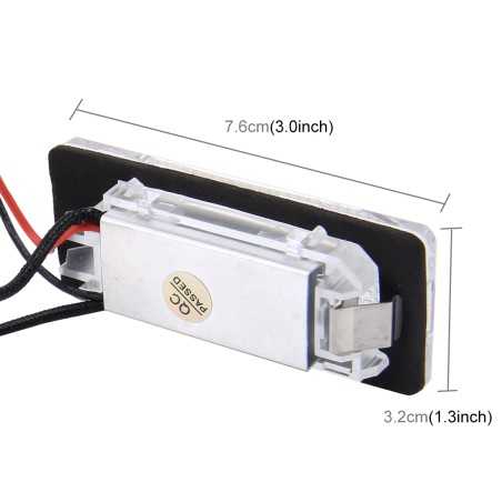 Module plaque d'immatriculation 18 leds Volkswagen 120LM 6000K