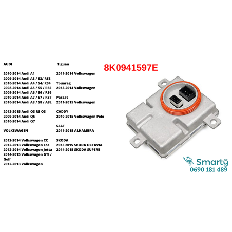 Ballast Xénon d'origine 8K0941597E