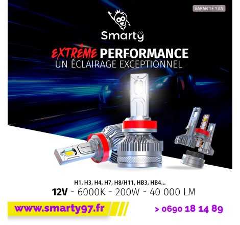 KIT LED H4 200W 40 000...
