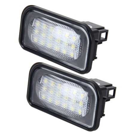 Module plaque d'immatriculation 18 leds Mercedes-Benz W203 4D 120LM 6000K