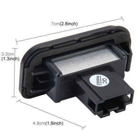 Module plaque d'immatriculation 18 leds Mercedes-Benz W203 4D 120LM 6000K