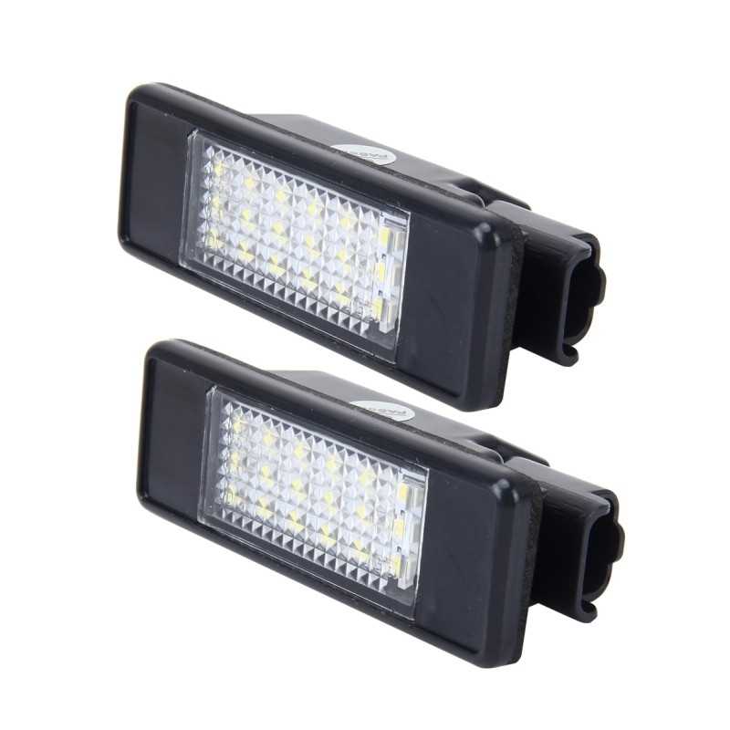 Peugeot Citroen Module plaque d'immatriculation 18 leds 120LM 6000K