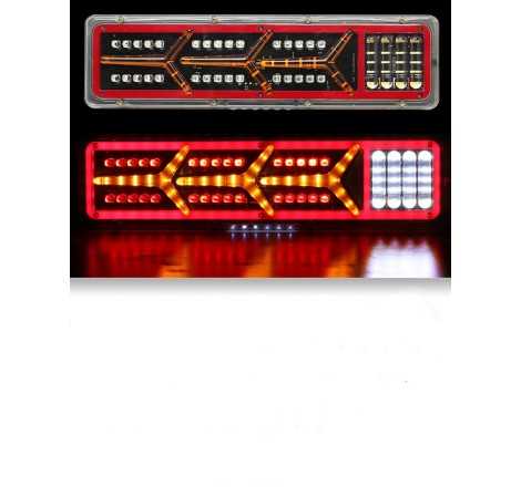 Led Ensemble Feux Arrière De Remorques12-24V,2PCS Feu Eclairage
